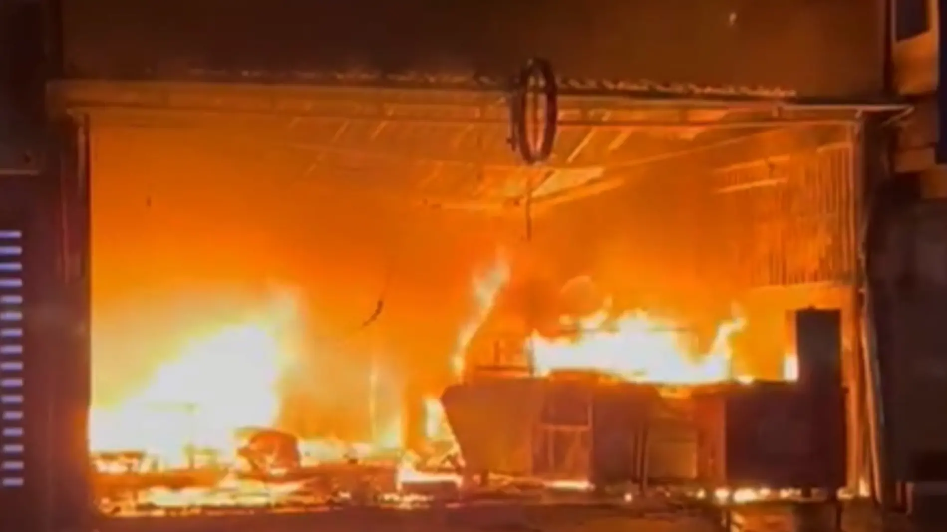 Incendio en taquería